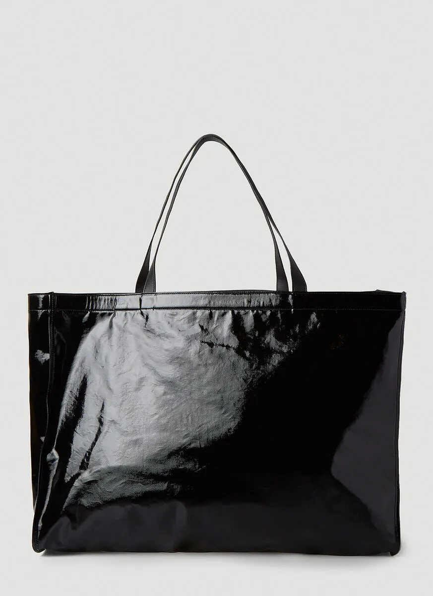 Acne Studios Logo Printed Large Tote Bag