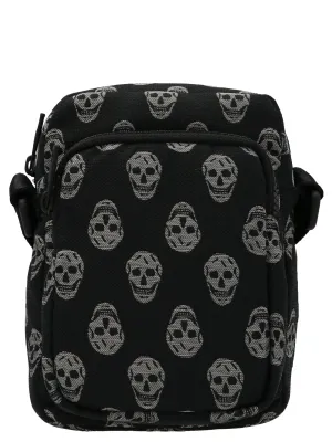Alexander McQueen Biker Skull Urban Mini Messenger Bag