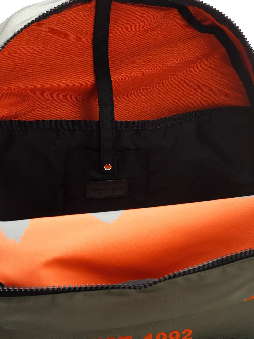 Alexander McQueen Graffiti Logo Backpack