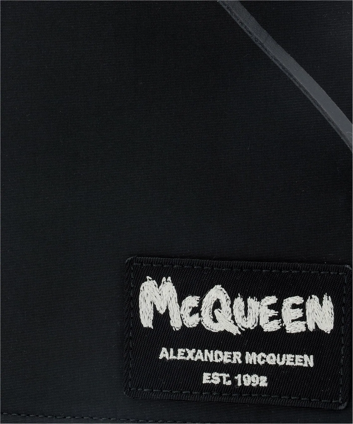 Alexander McQueen Graffiti Logo Tag Crossbody Bag