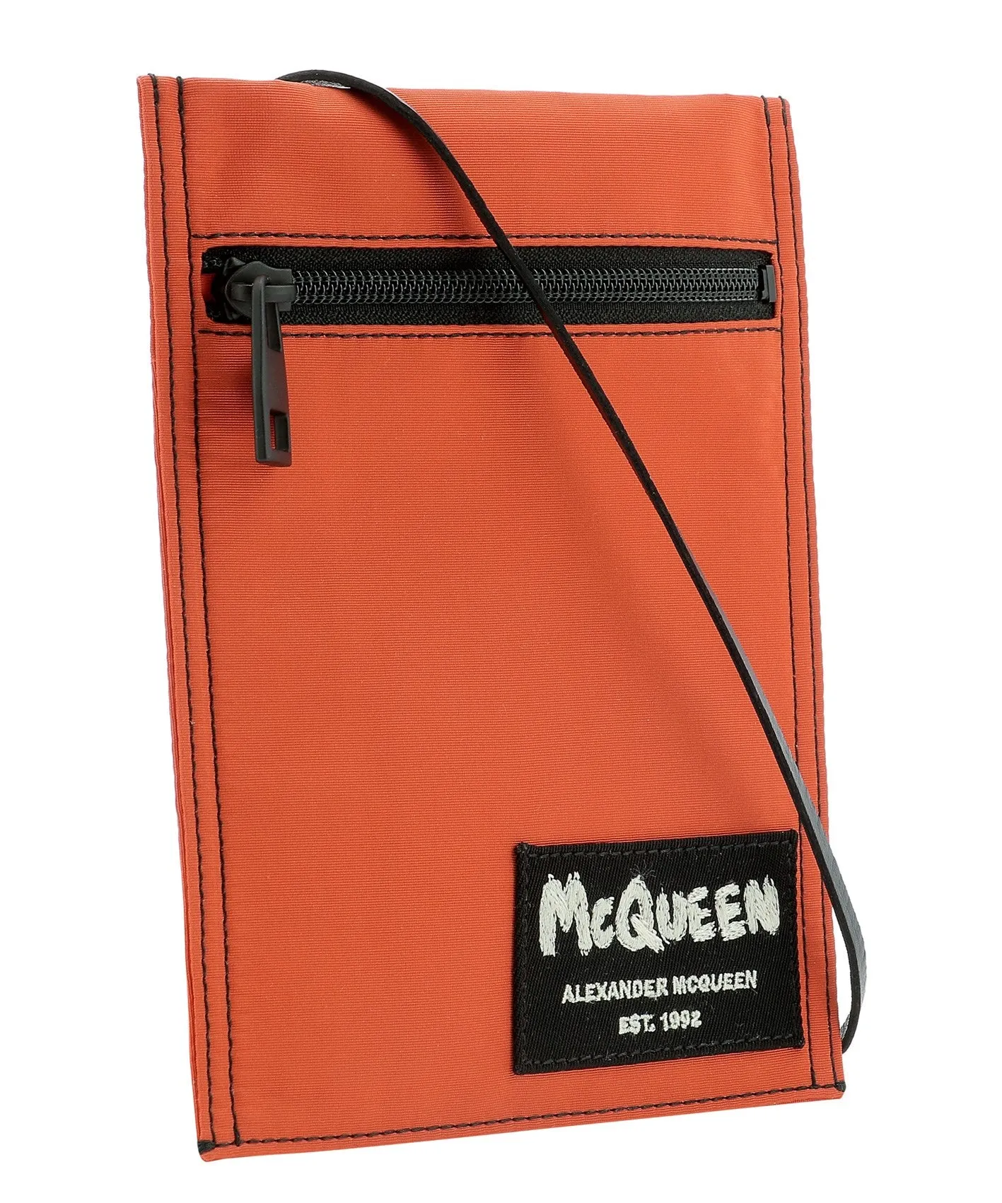 Alexander McQueen Graffiti Logo Tag Crossbody Bag
