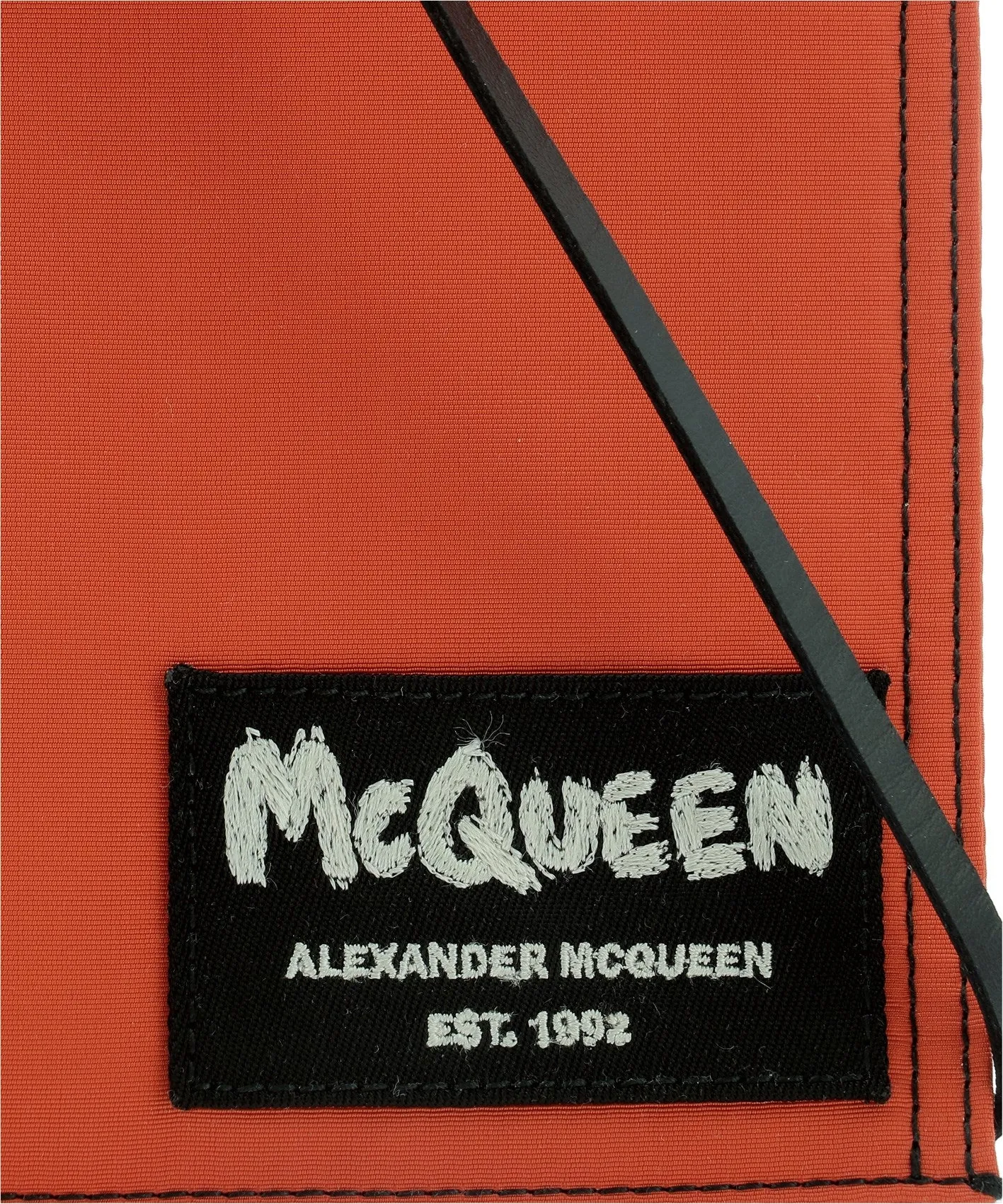 Alexander McQueen Graffiti Logo Tag Crossbody Bag