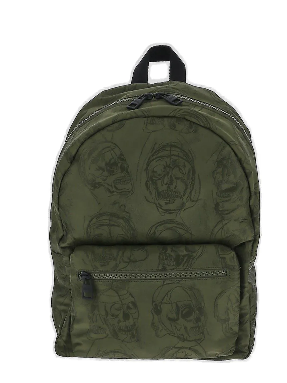 Alexander McQueen Logo Detailed Zip-Up Backpack