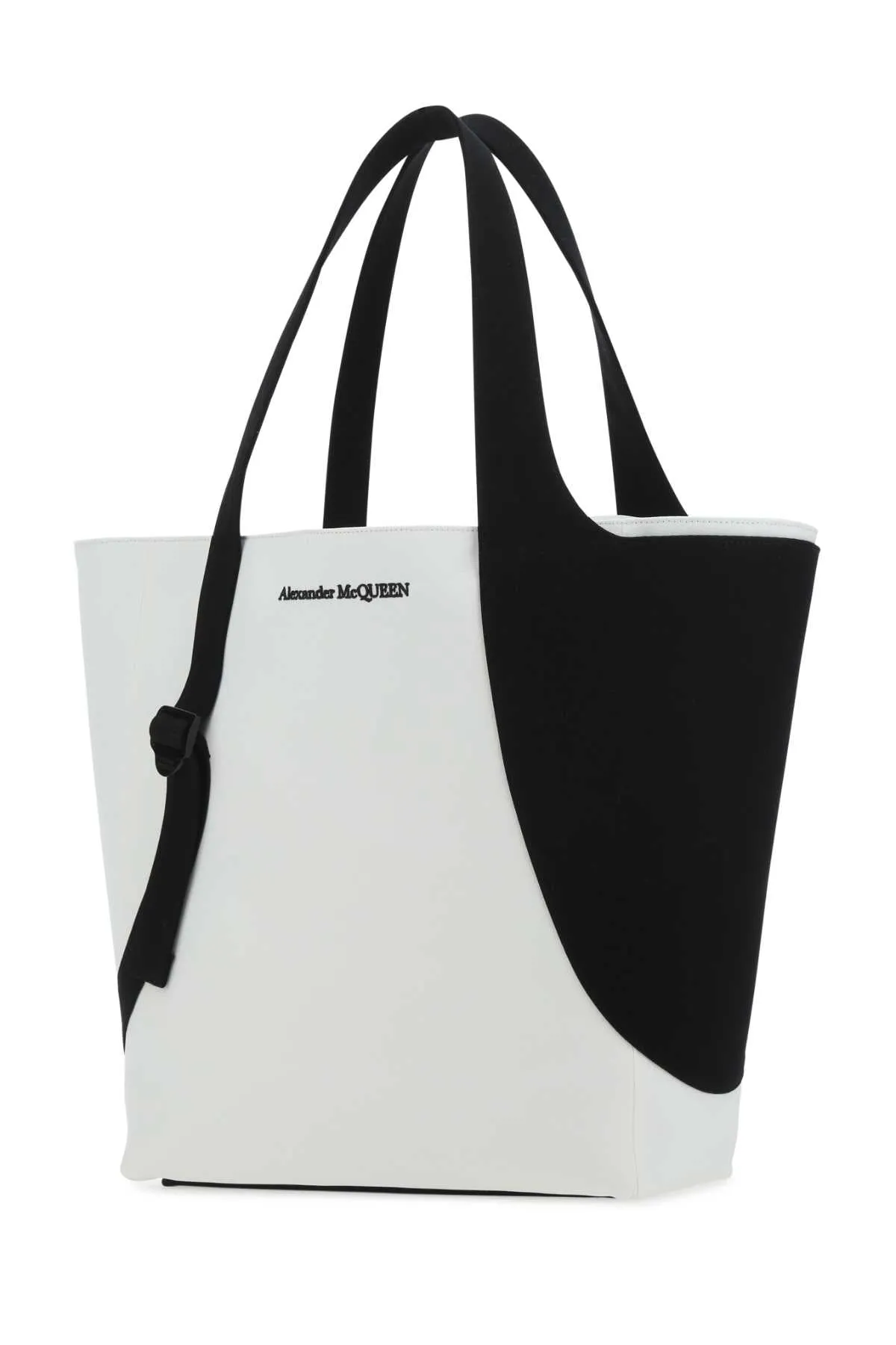 Alexander McQueen Logo Embroidered Tote Bag