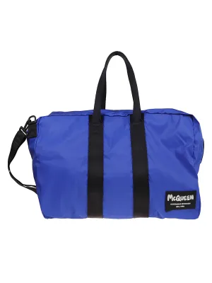 Alexander McQueen Logo Graffiti Duffle Bag