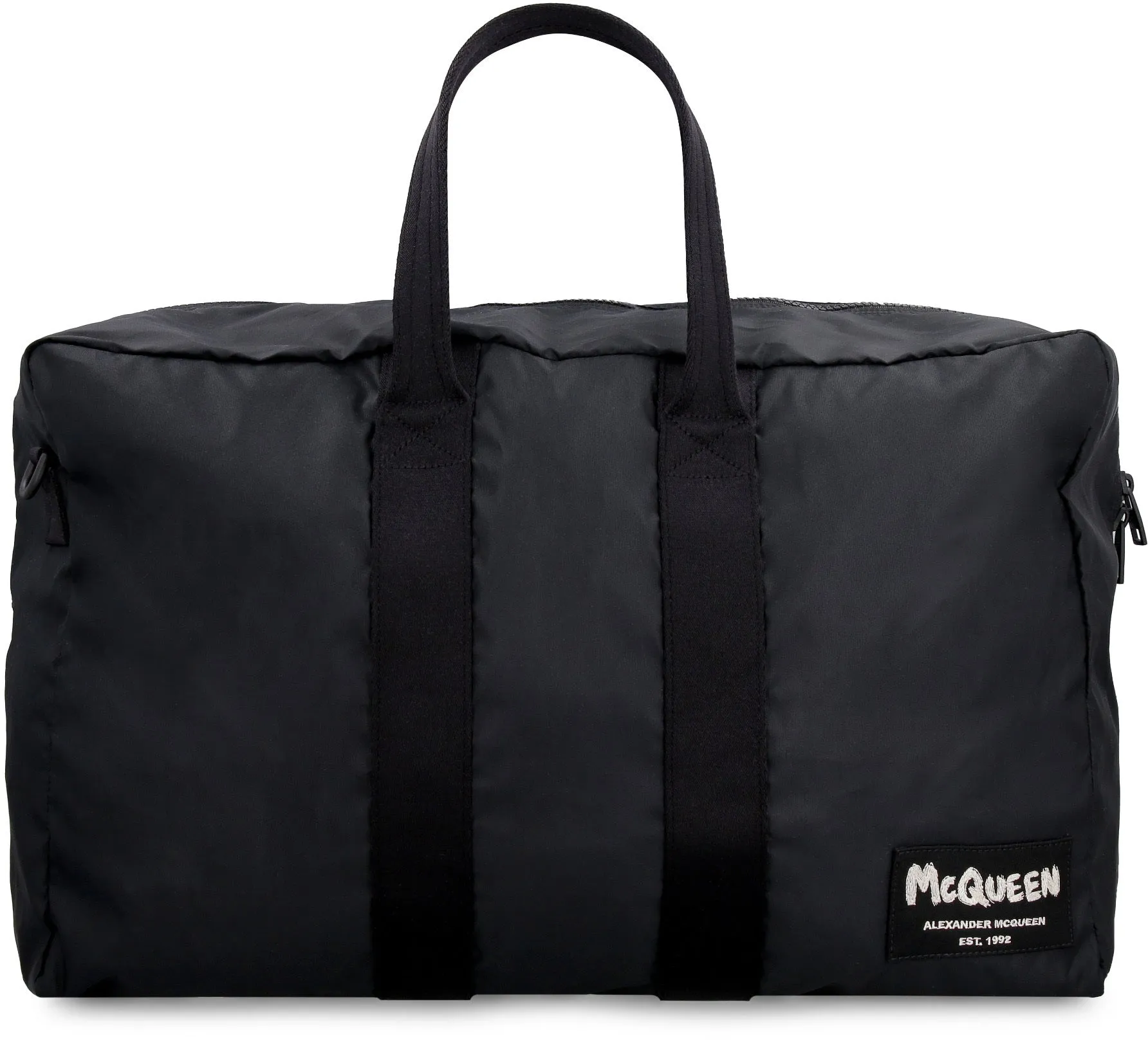 Alexander McQueen Logo Graffiti Duffle Bag