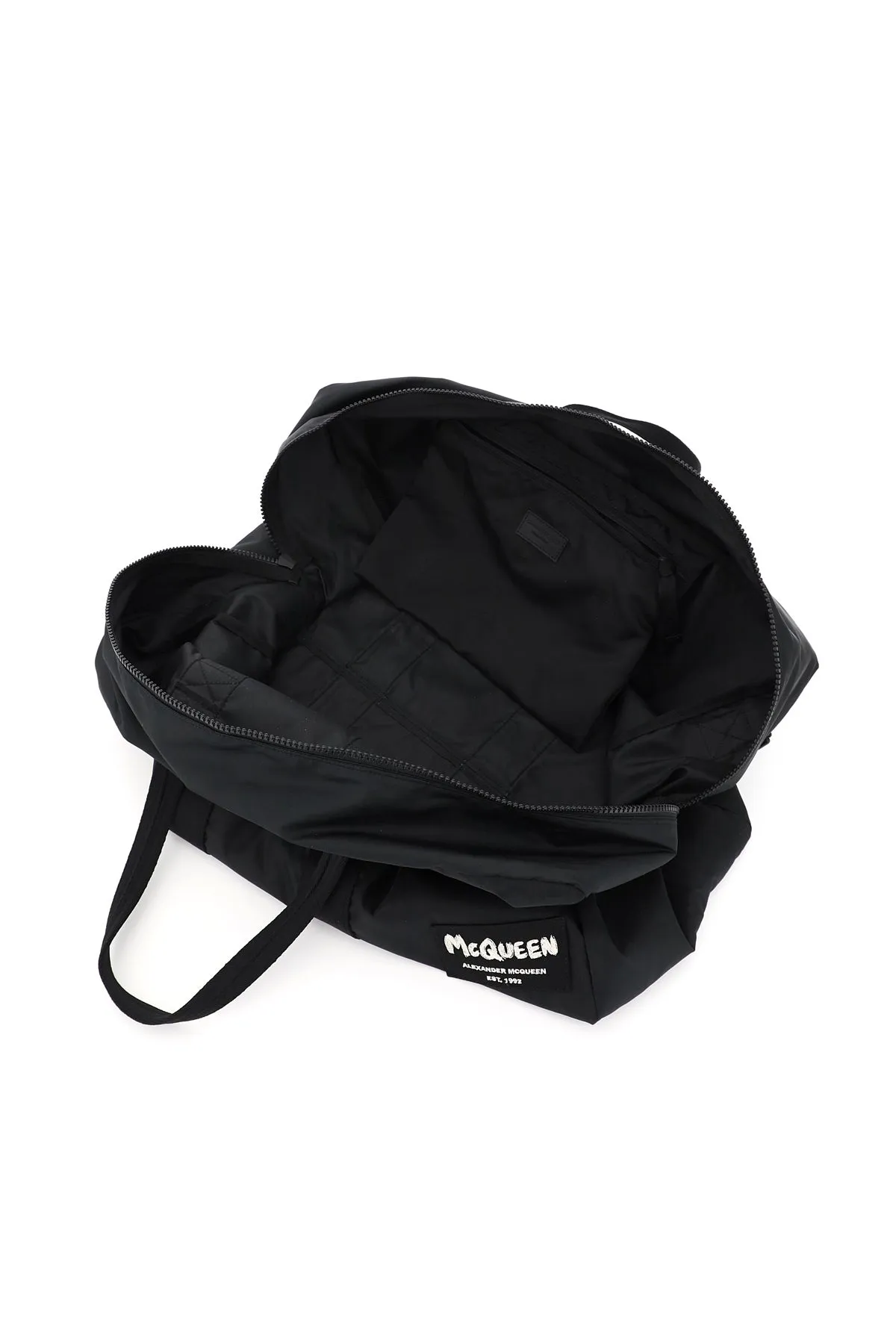 Alexander McQueen Logo Graffiti Duffle Bag