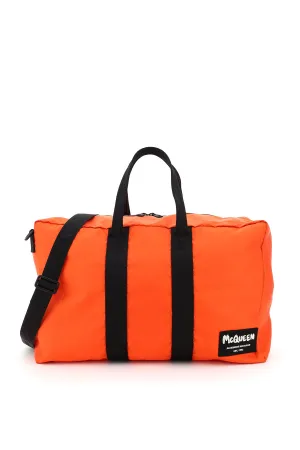 Alexander McQueen Logo Graffiti Duffle Bag