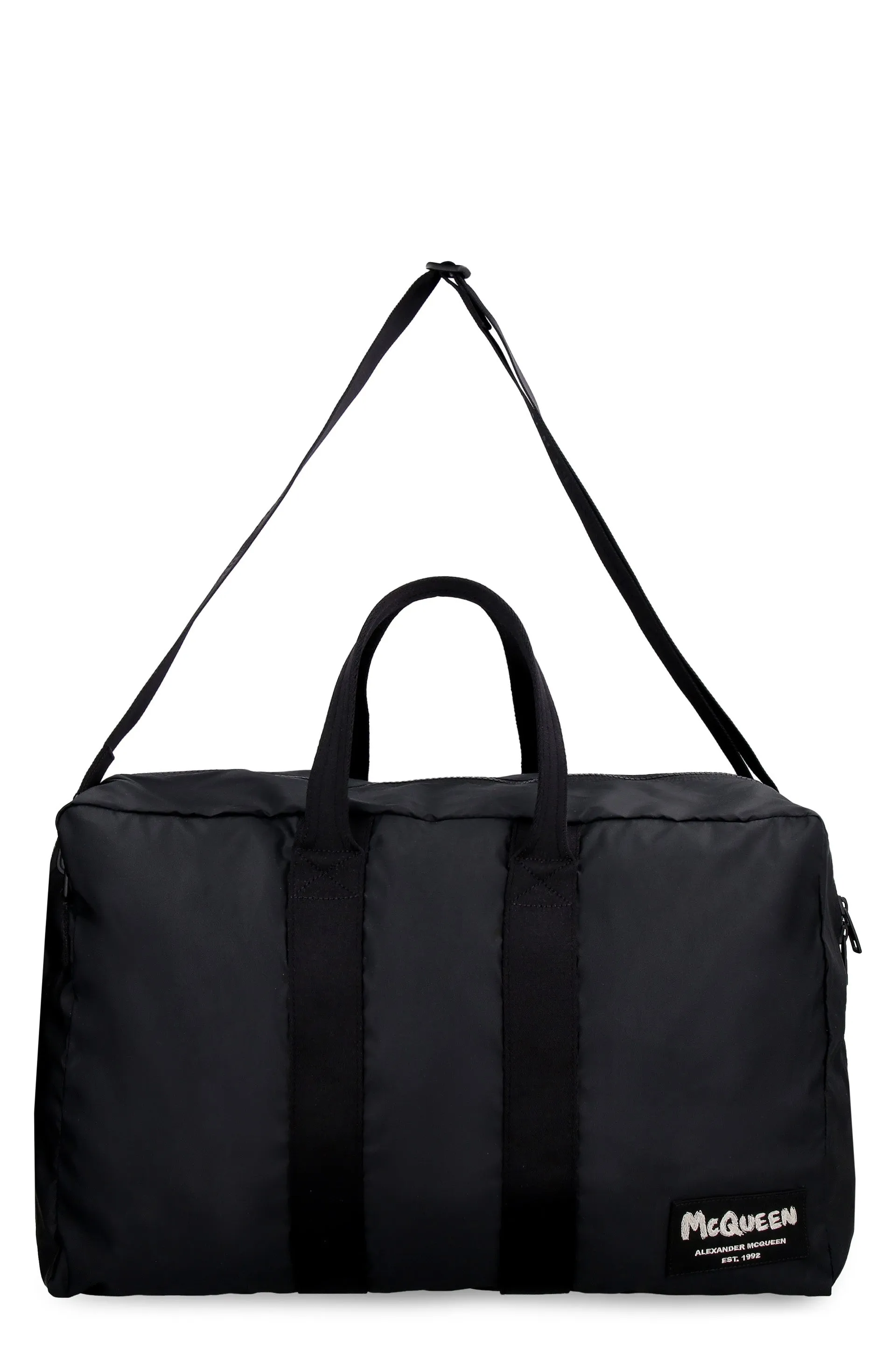 Alexander McQueen Logo Graffiti Duffle Bag