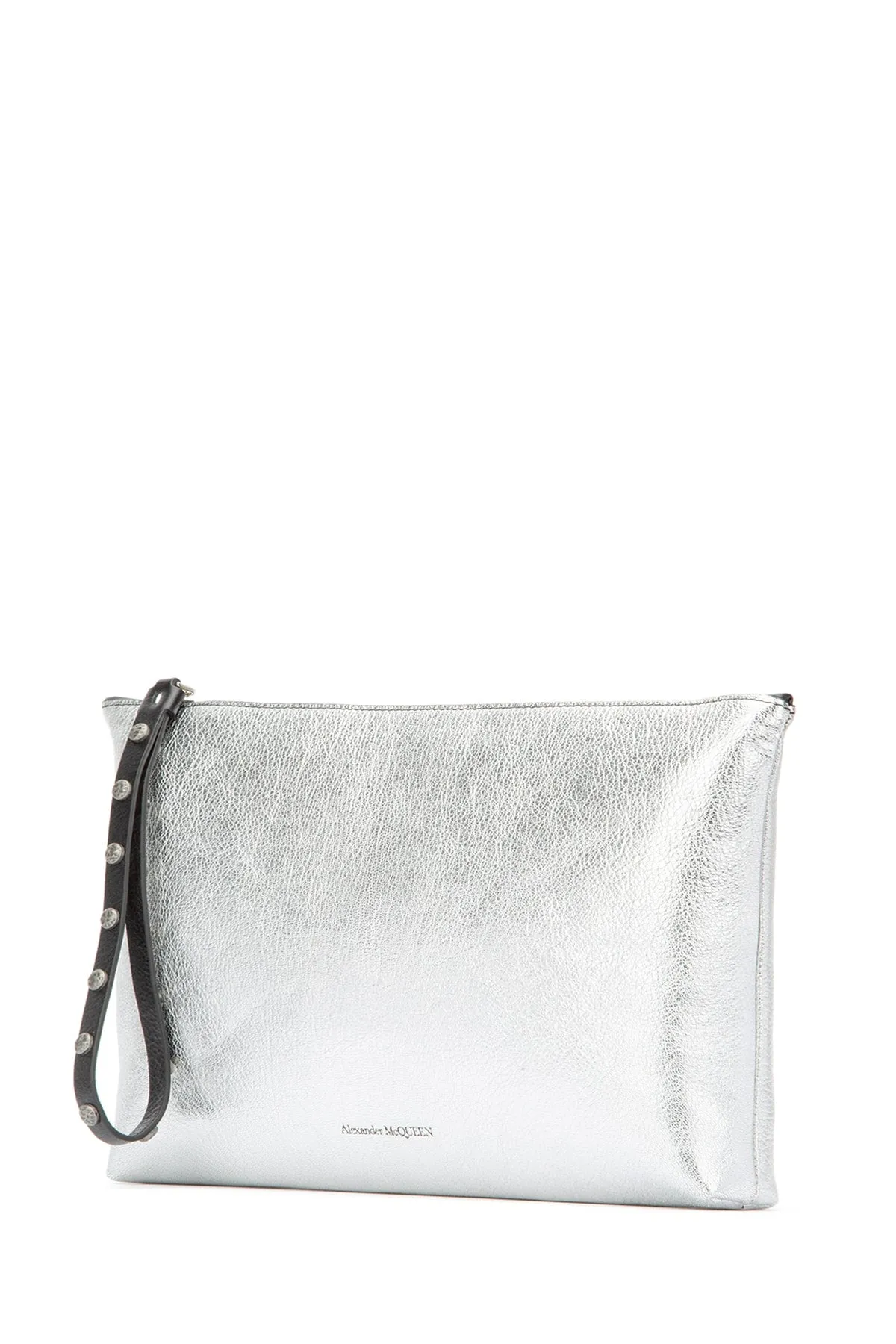Alexander McQueen Logo Print Clutch Bag