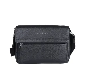 Alexander McQueen Logo Printed Messenger Bag