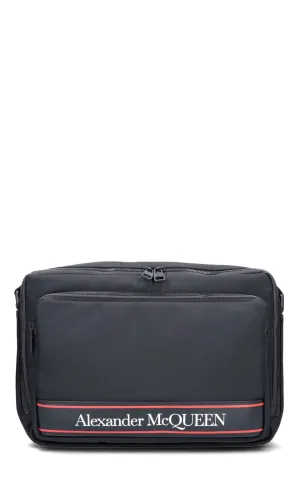 Alexander McQueen Signature Logo Messenger Bag