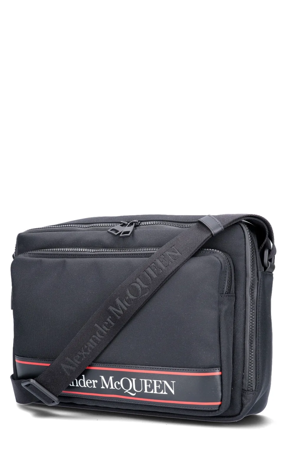 Alexander McQueen Signature Logo Messenger Bag