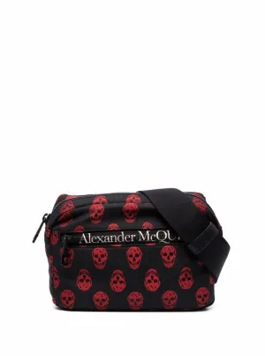 Alexander McQueen Skull Motif Logo Printed Belt Bag