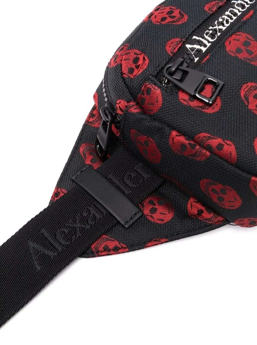 Alexander McQueen Skull Motif Logo Printed Belt Bag