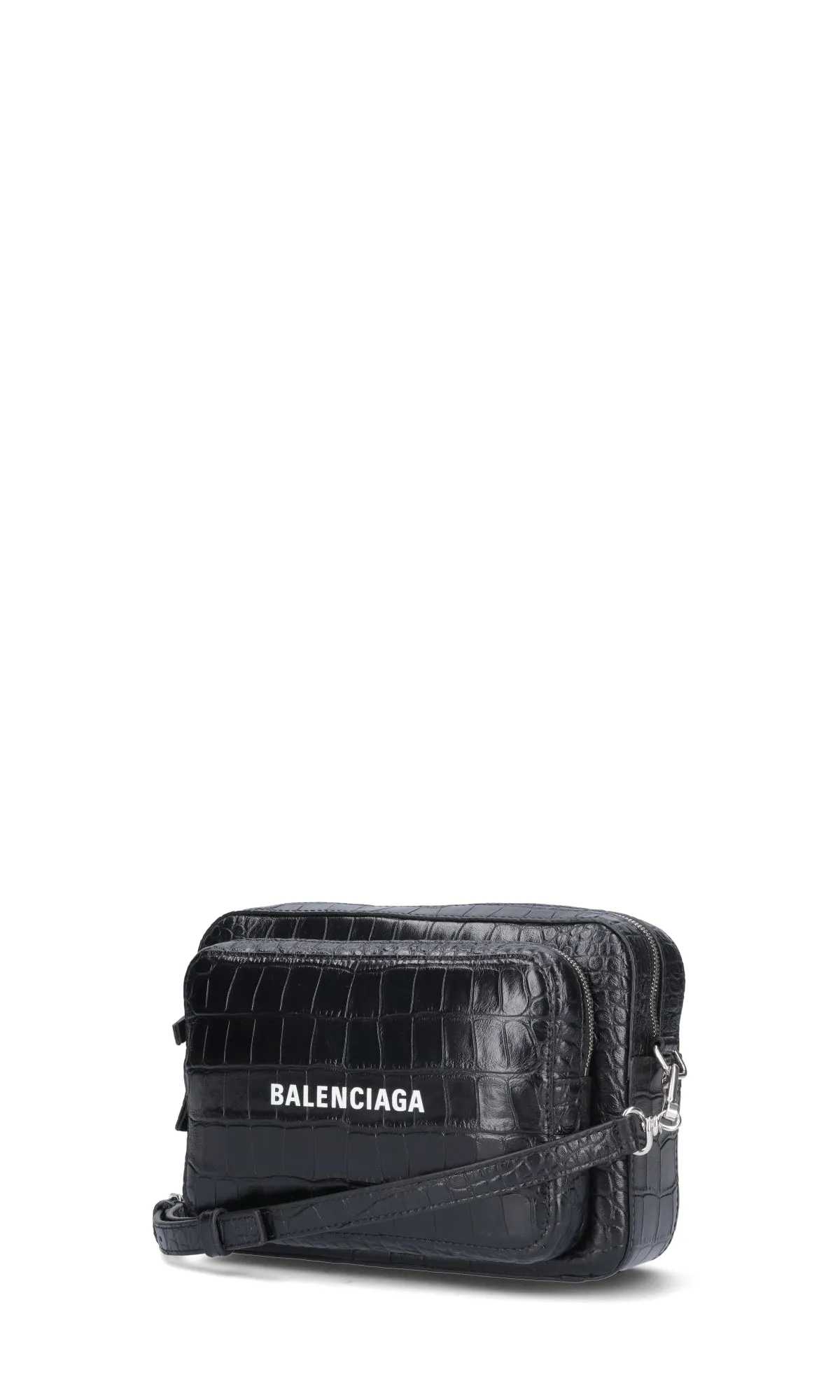 Balenciaga Embossed Logo Printed Shoulder Bag