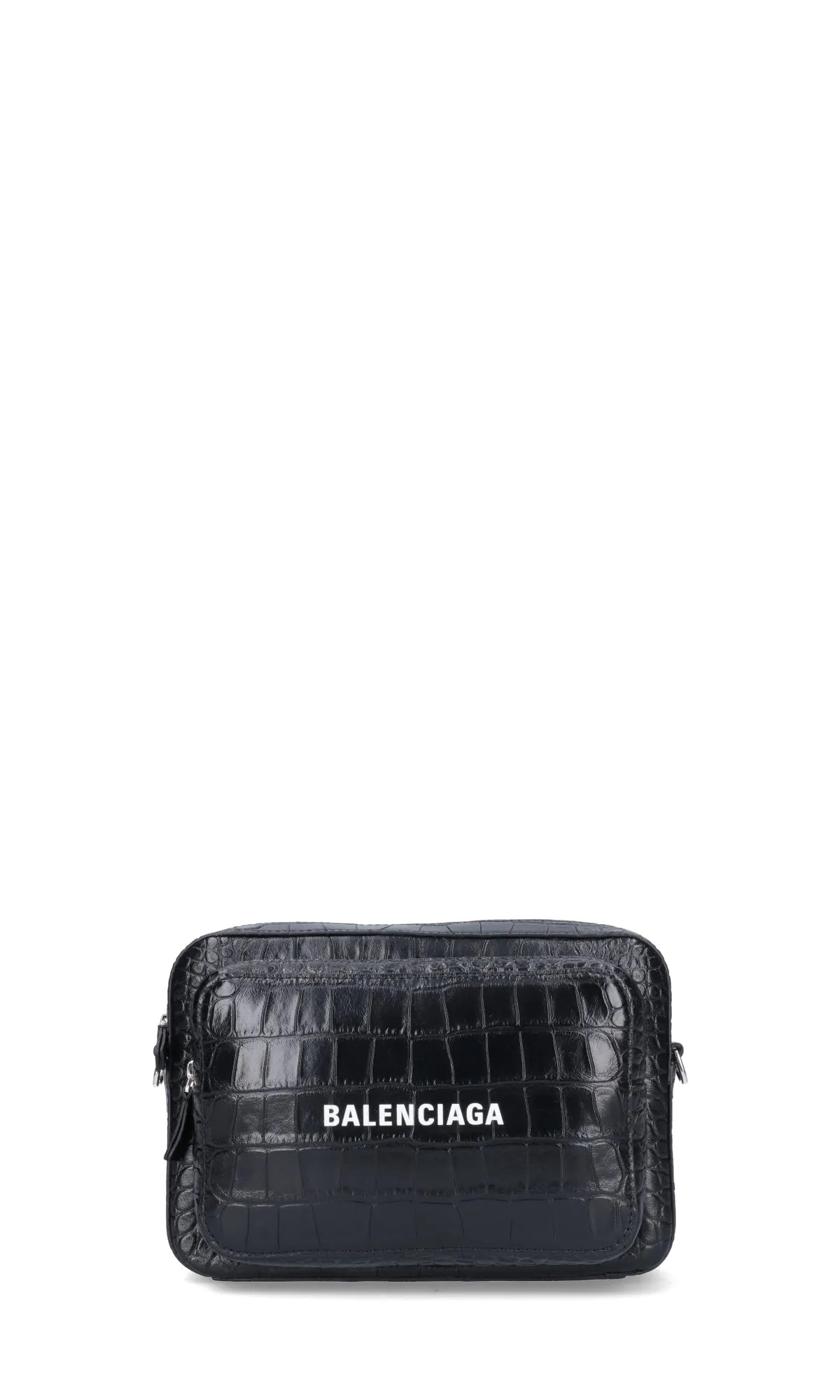 Balenciaga Embossed Logo Printed Shoulder Bag