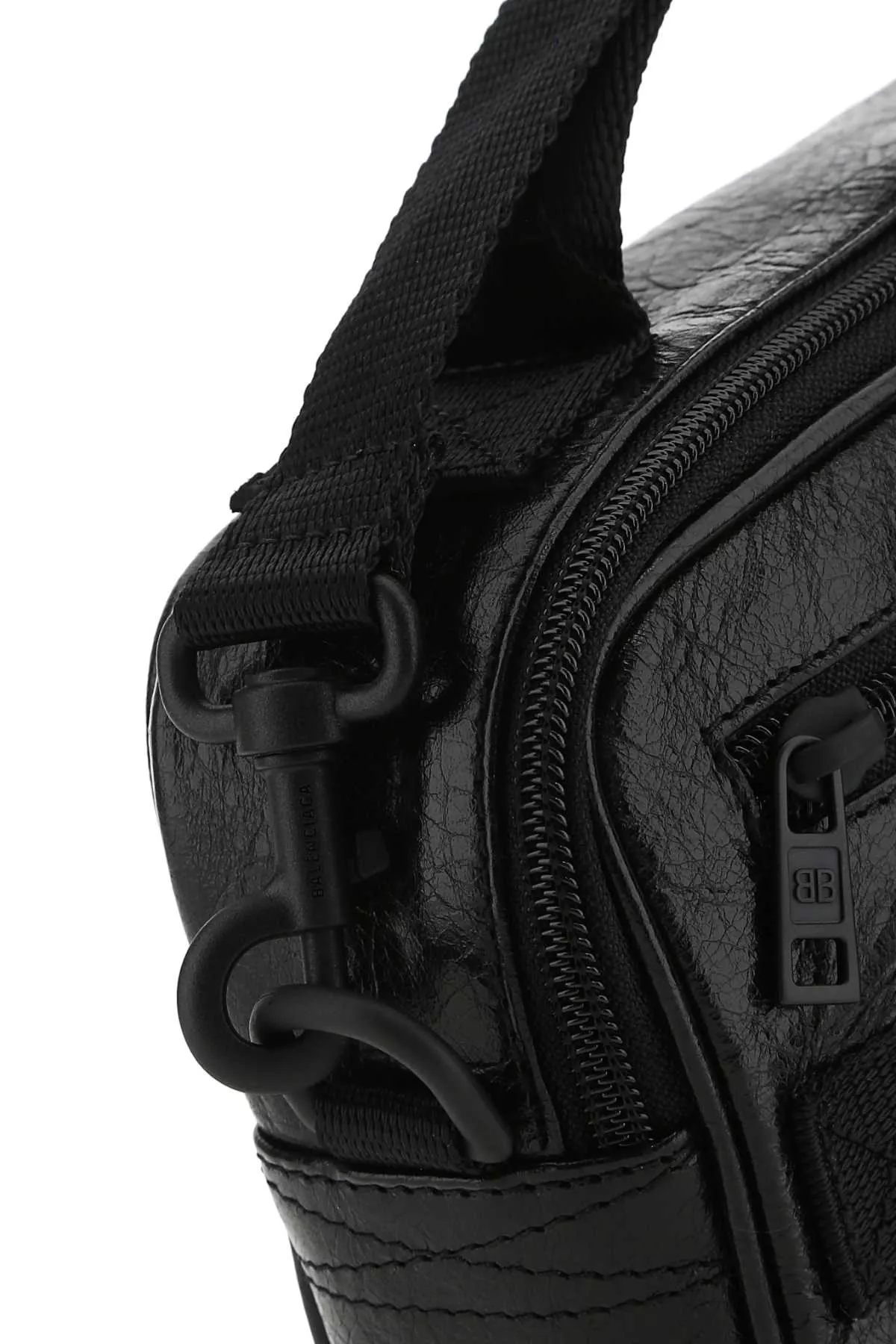 Balenciaga Logo Patch Pouch Shoulder Bag