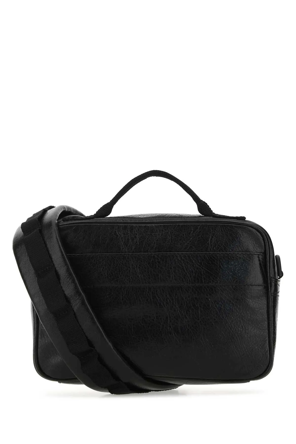 Balenciaga Logo Patch Pouch Shoulder Bag