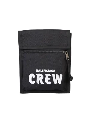 Balenciaga Logo Print Messenger Bag