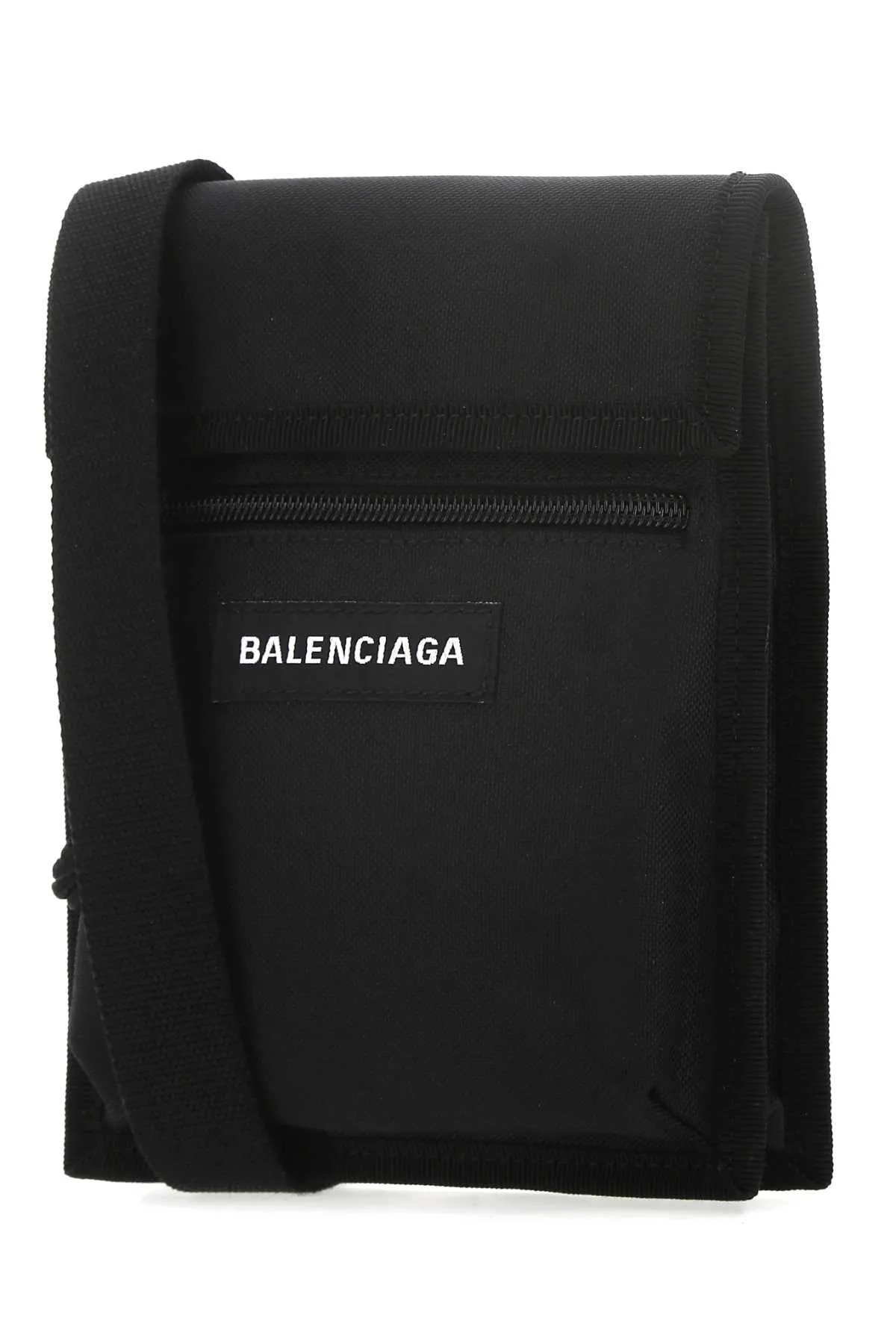 Balenciaga Logo Print Shoulder Bag