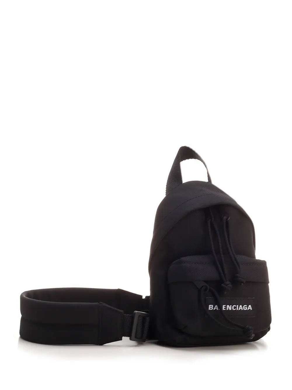 Balenciaga Logo Printed Crossbody Bag