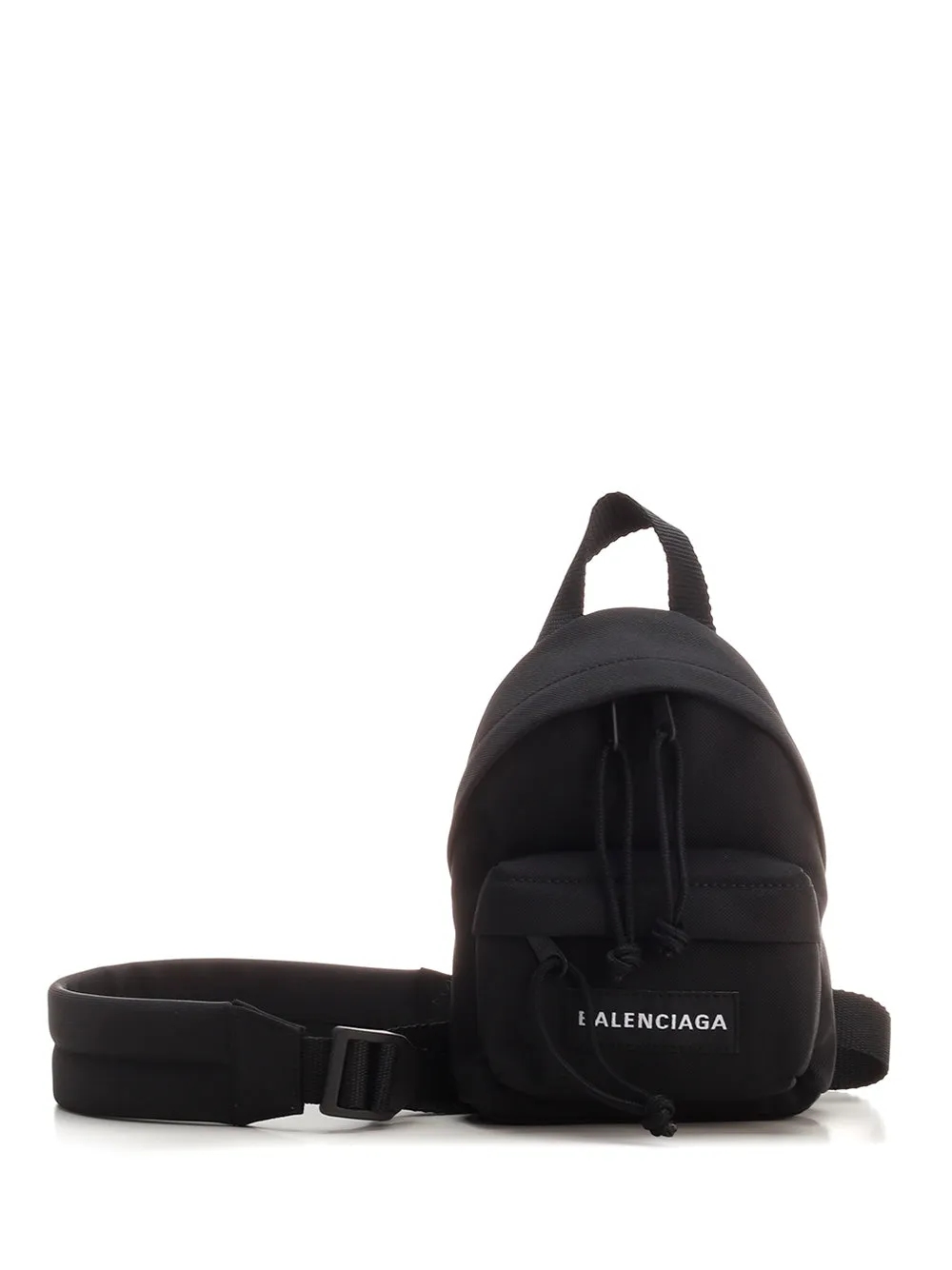 Balenciaga Logo Printed Crossbody Bag