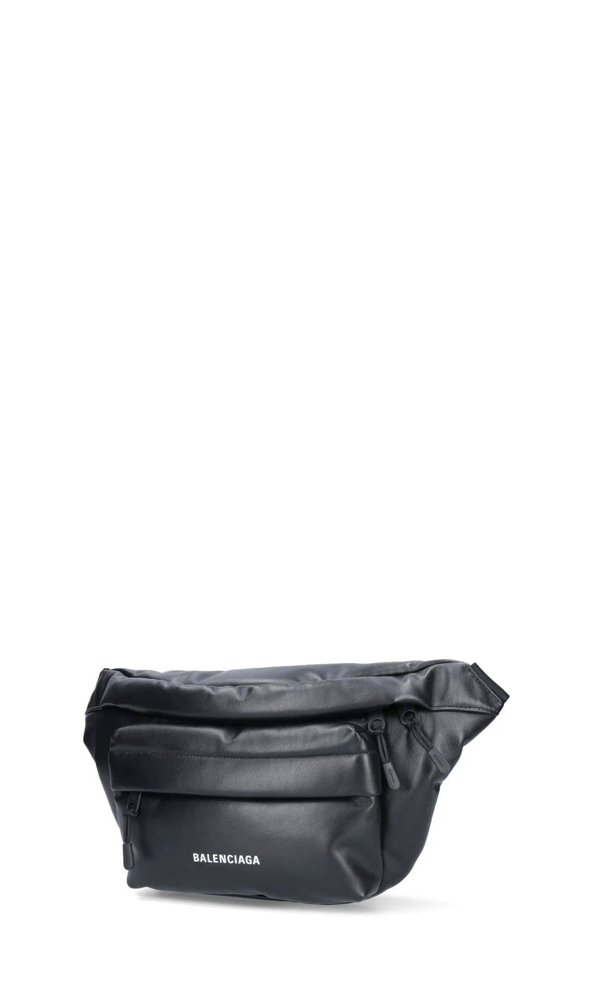 Balenciaga Logo Printed Puffy Belt Bag