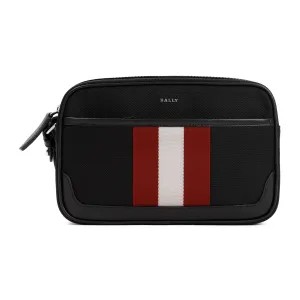 Bally Caliros Stripe-Detailed Zipped Clutch Bag