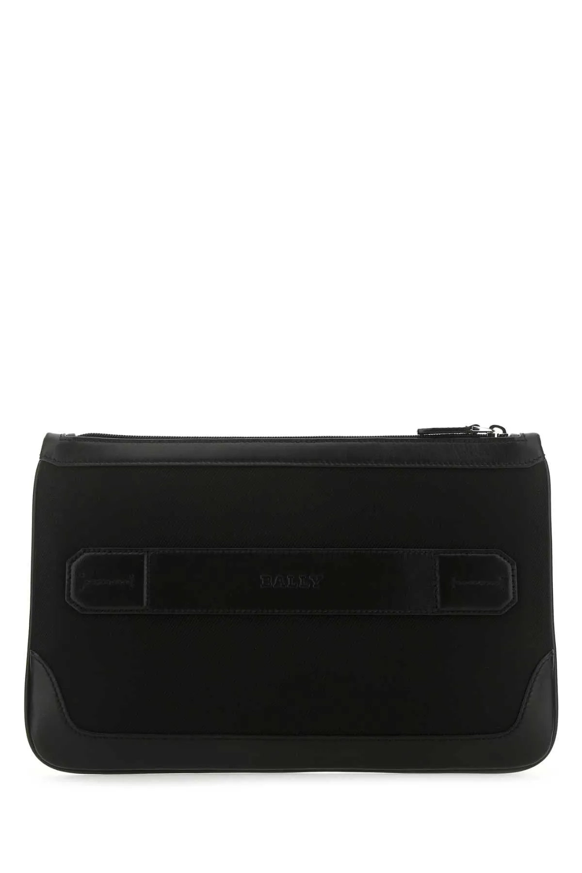 Bally Cayard Stripe Detailed Zipped Clutch Bag