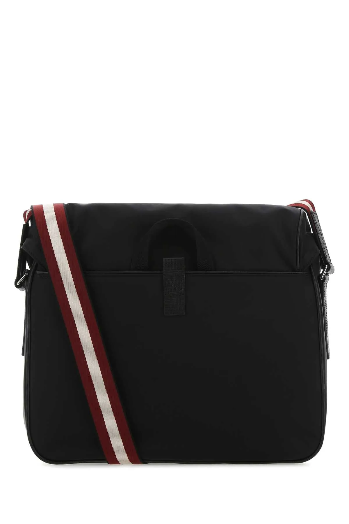 Bally Fabro Logo Patch Zipped Messenger Bag