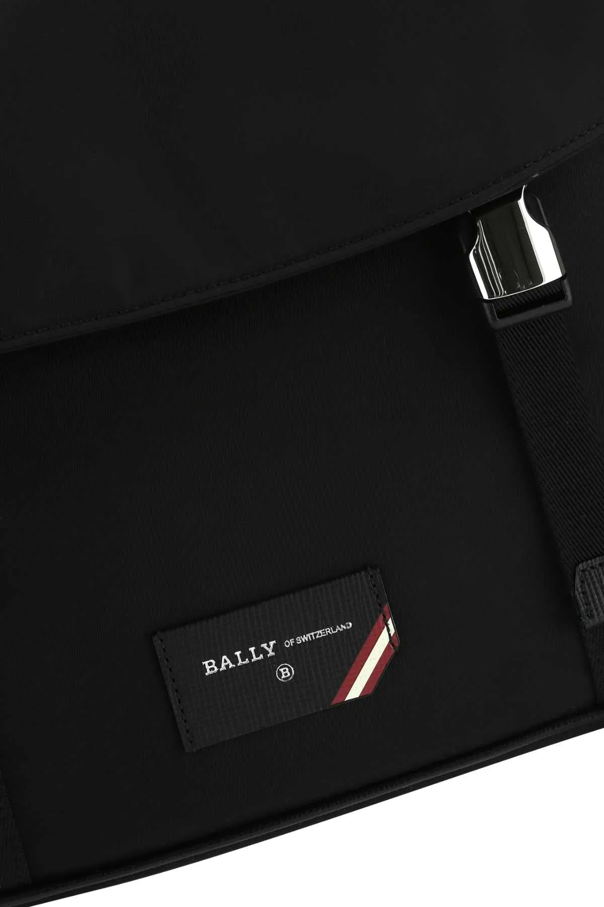 Bally Fabro Logo Patch Zipped Messenger Bag