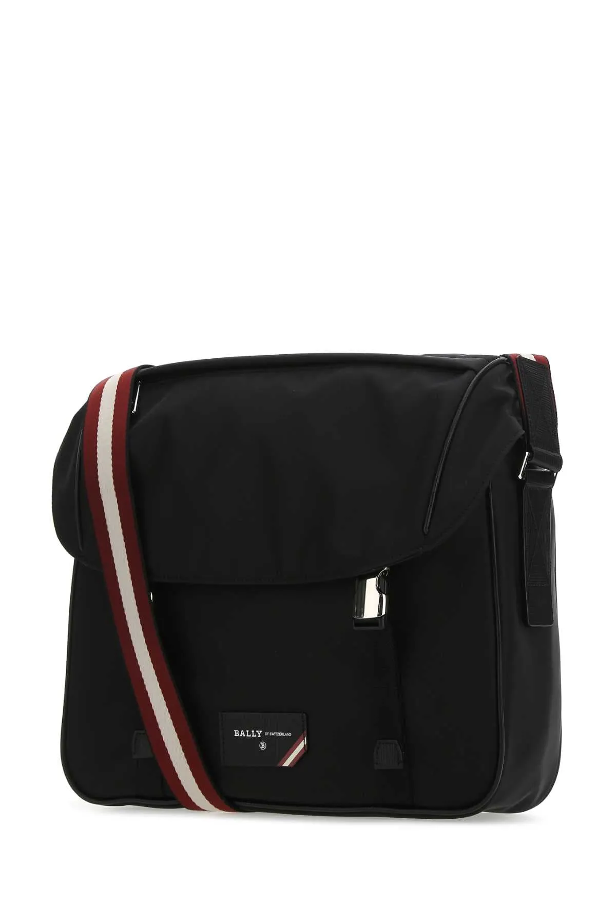 Bally Fabro Logo Patch Zipped Messenger Bag