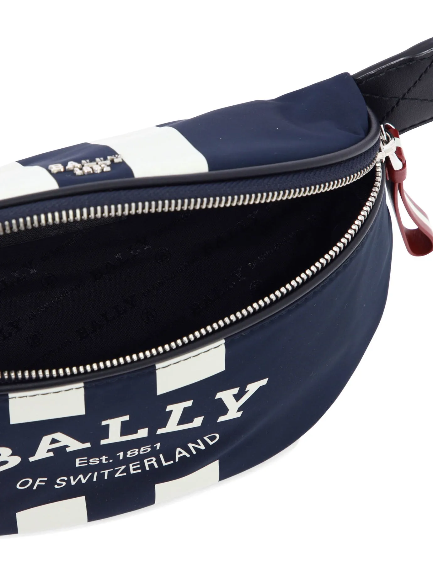 Bally Flynos Logo Printed Zipped Belt Bag