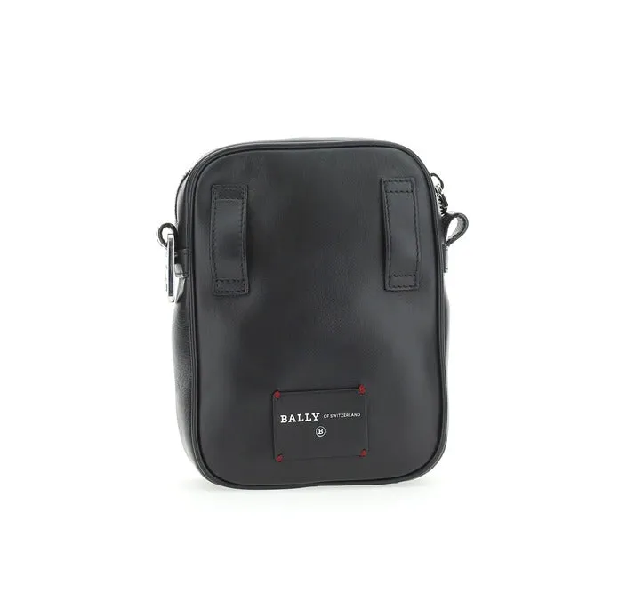 Bally Heyot Logo Patch Zip-Up Messenger Bag