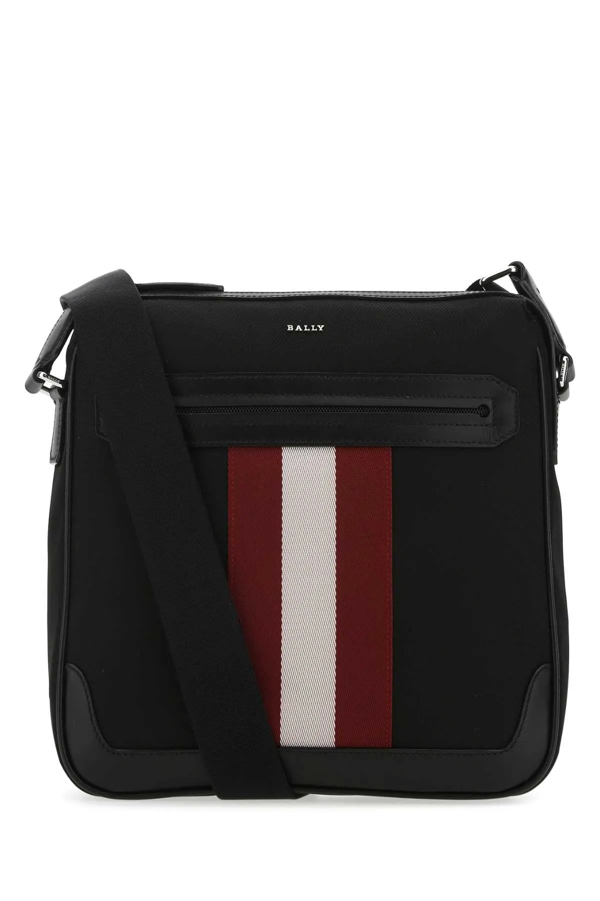 Bally Logo Detailed Zip-Up Messenger Bag