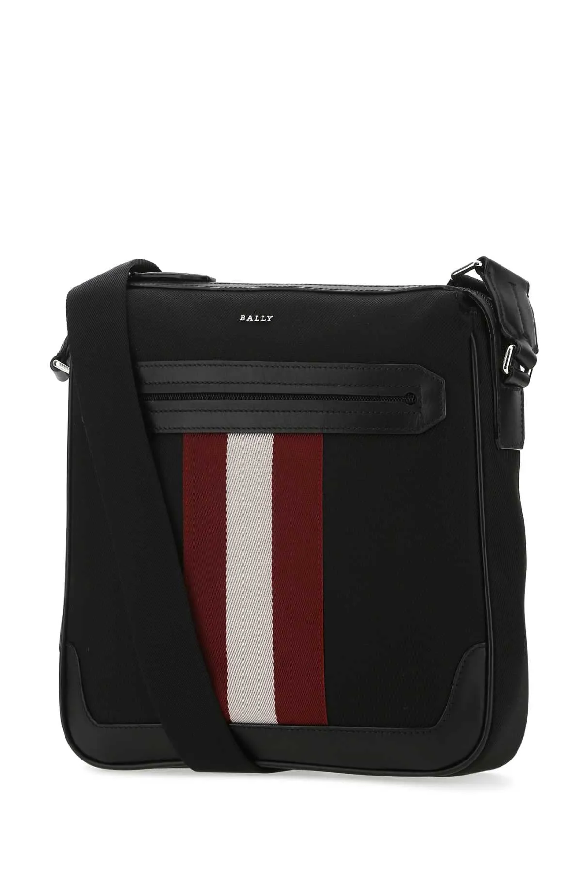 Bally Logo Detailed Zip-Up Messenger Bag
