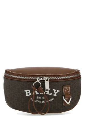 Bally Logo Printed Zip-Up Belt Bag