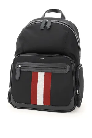 Bally Logo Stripe-Embellished Backpack