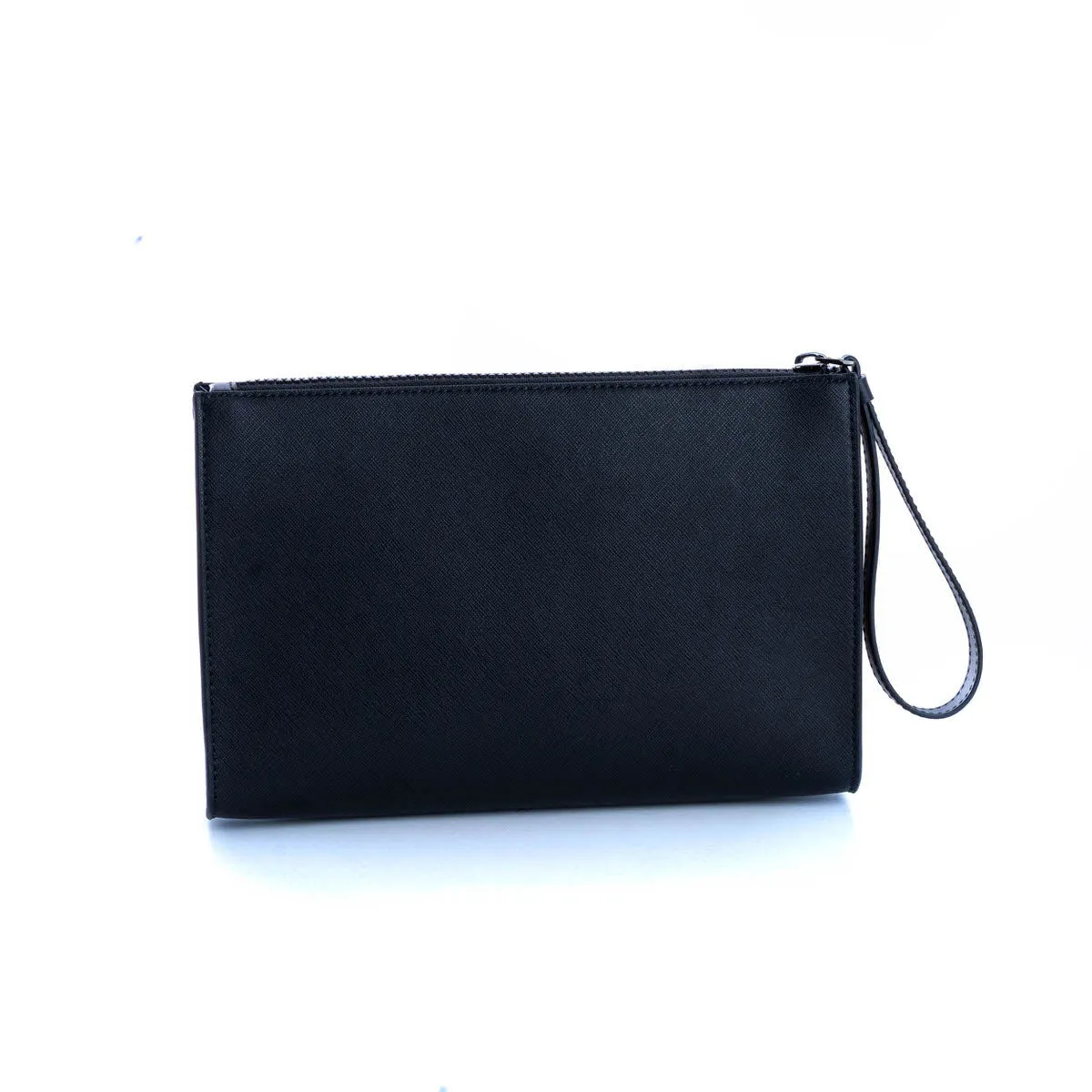 Bally Makid Logo Plaque Wrist Strapped Clutch Bag