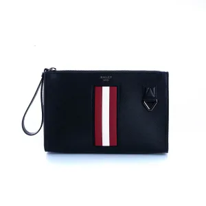 Bally Makid Logo Plaque Wrist Strapped Clutch Bag