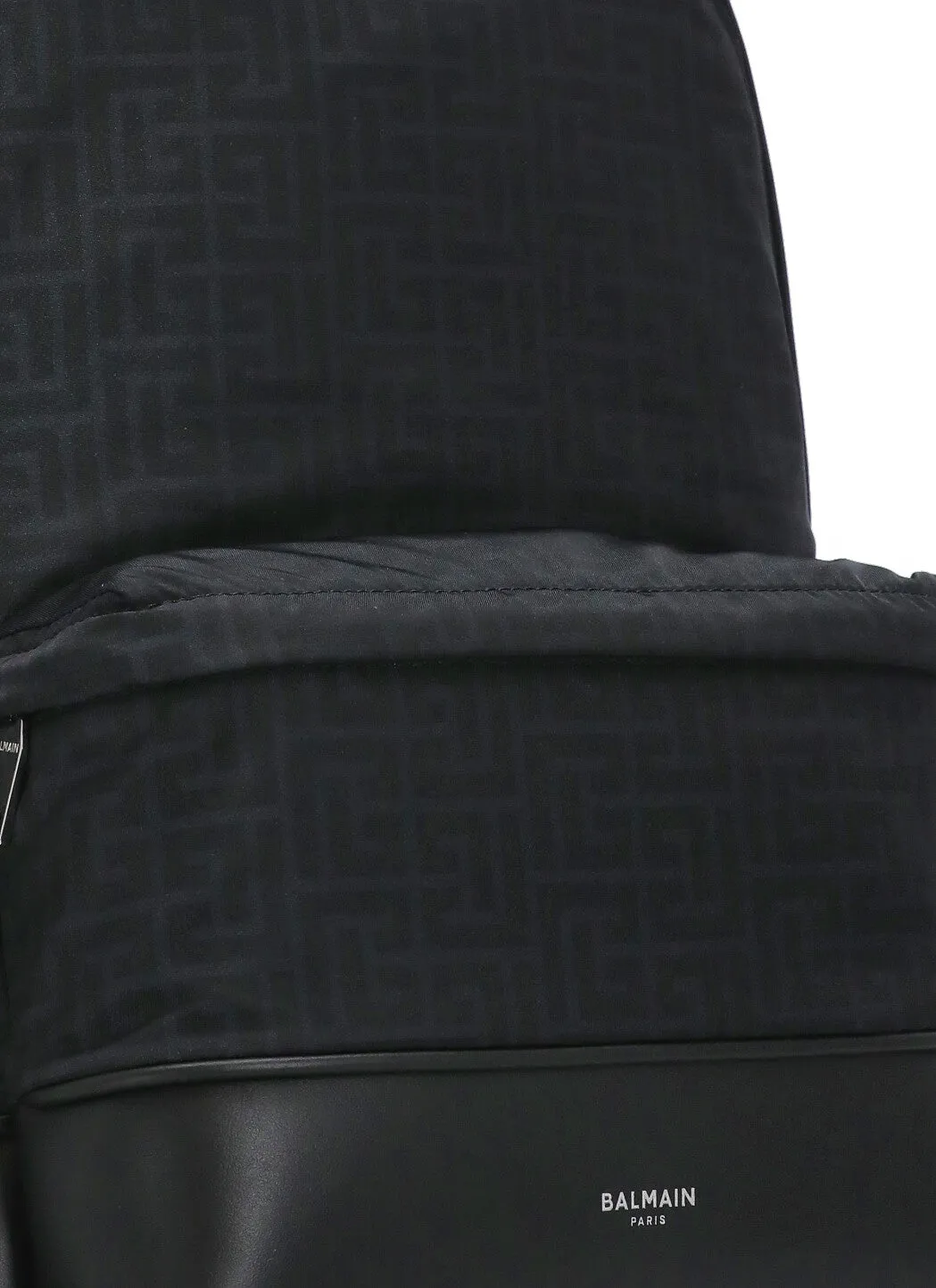 Balmain Monogram All-Over Printed Backpack