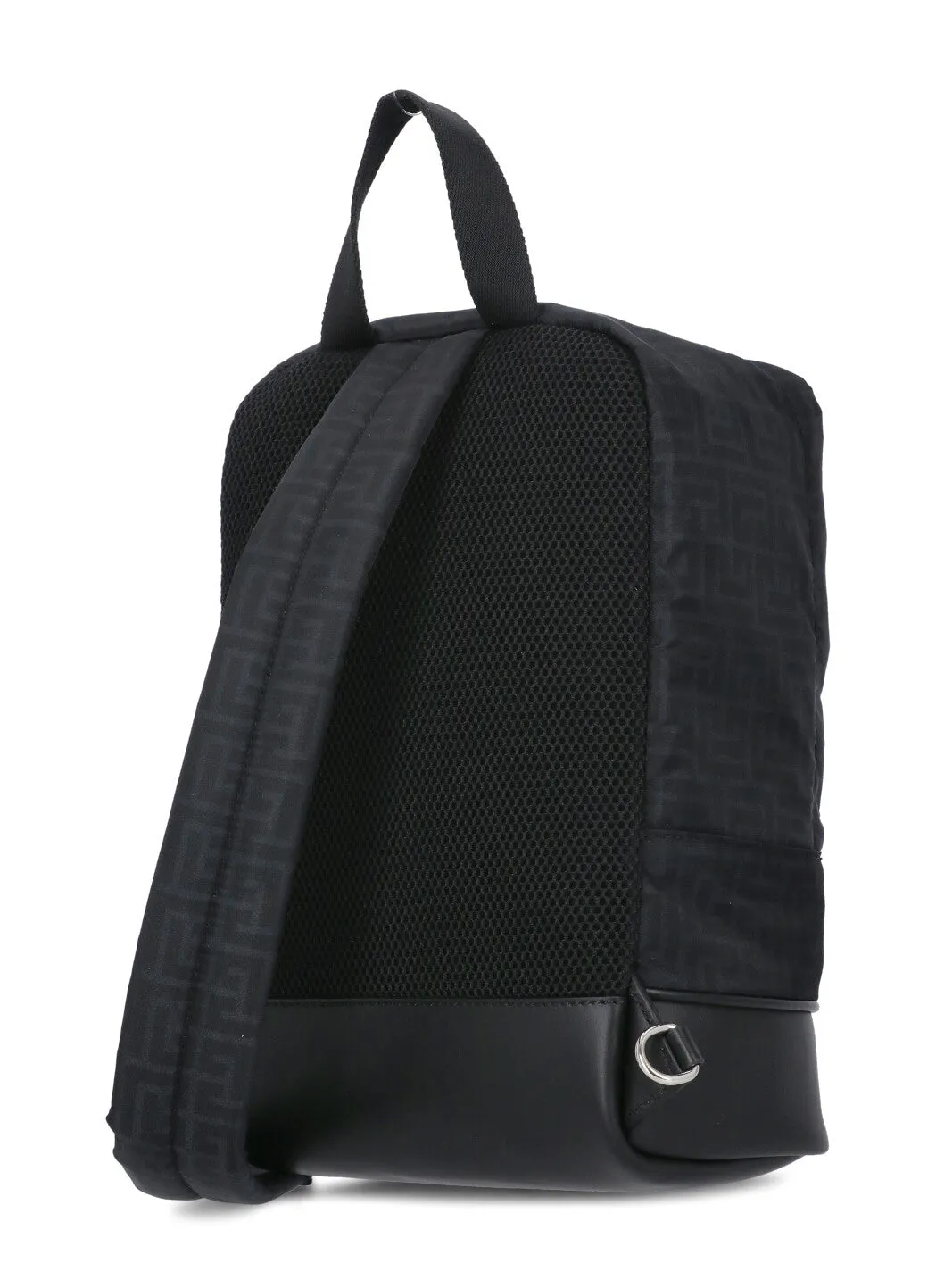 Balmain Monogram Logo Detailed Backpack