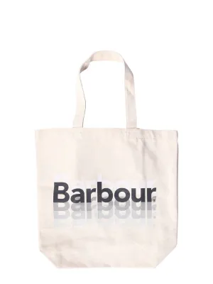 Barbour Logo Printed Tote Bag
