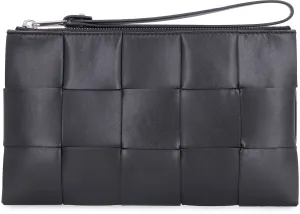 Bottega Veneta Intrecciato Zip-Up Clutch Bag