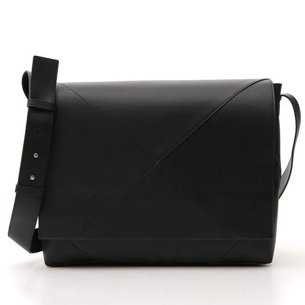 Bottega Veneta Panelled Messenger Bag