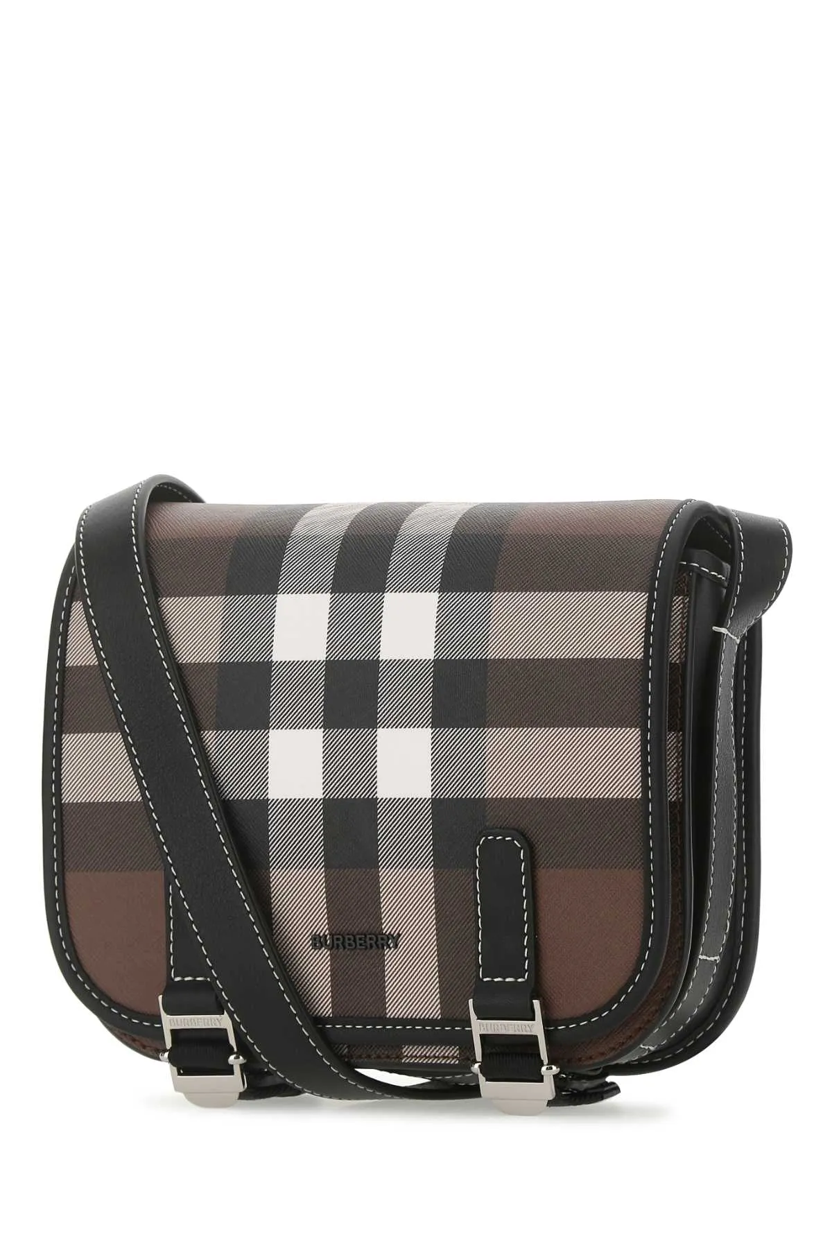 Burberry Check Pattern Foldover Shoulder Bag