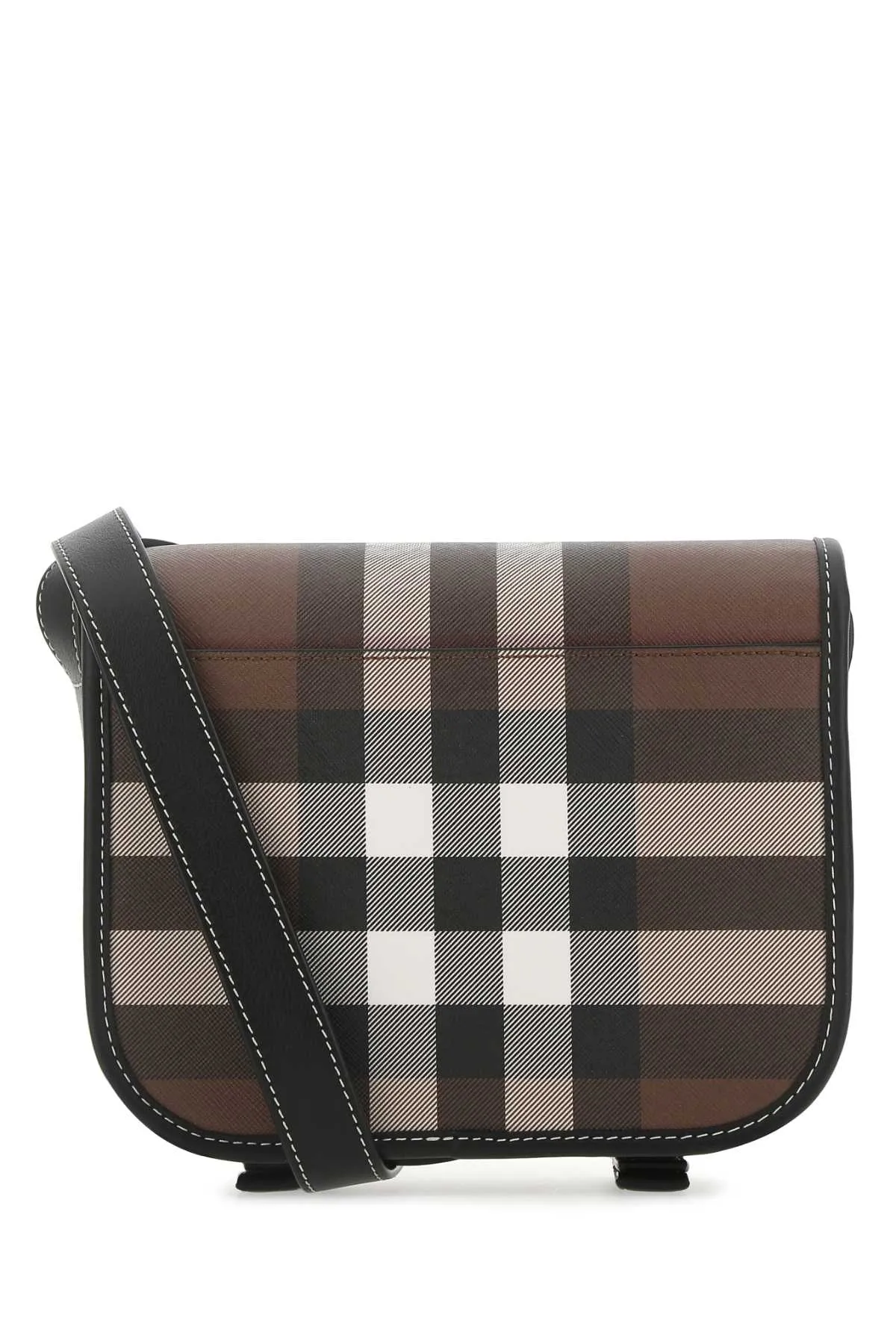 Burberry Check Pattern Foldover Shoulder Bag