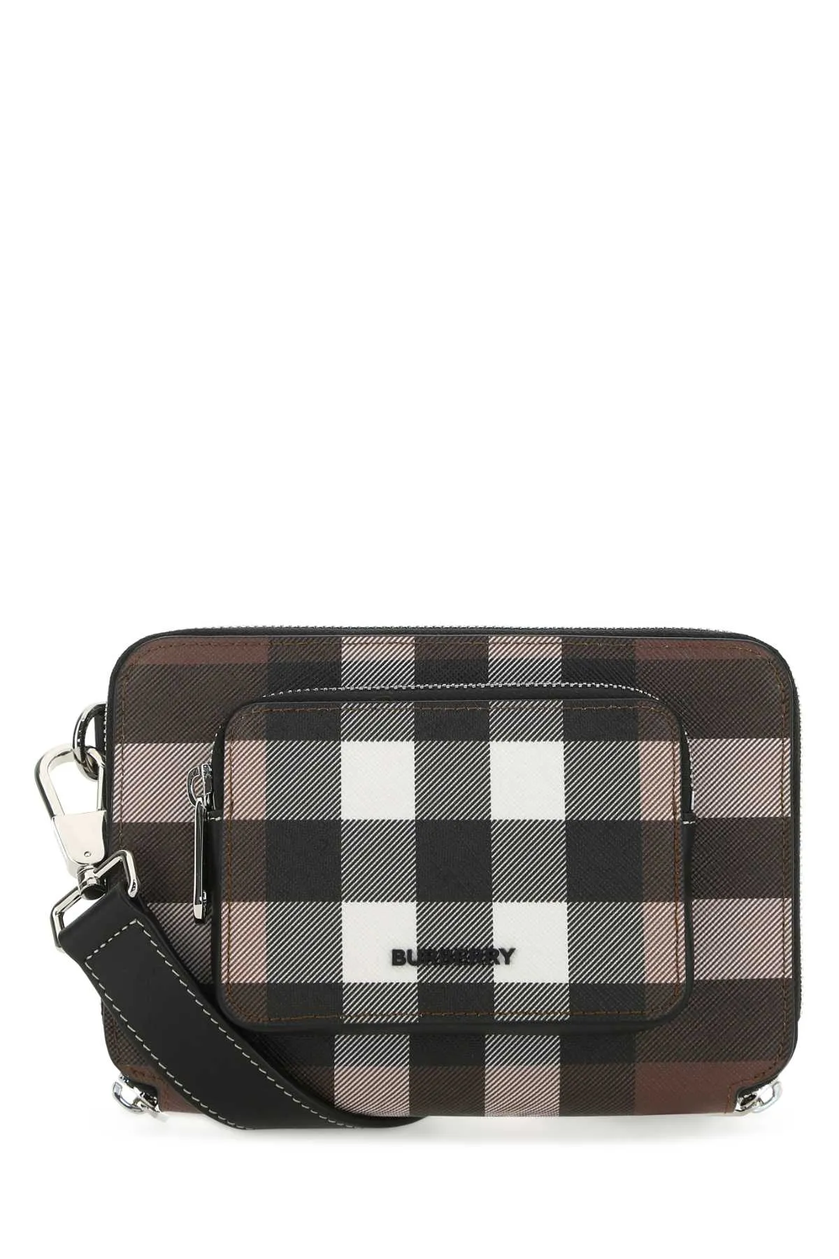 Burberry Check Patterned Crossbody Bag