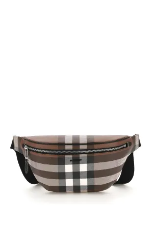 Burberry Checked Zipped Belt Bag